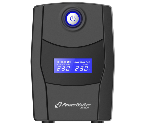 Power Walker LINE-INTERACTIVE (800VA/480W, 2x FR, LCD, AVR) - 544087 - zdjęcie 2